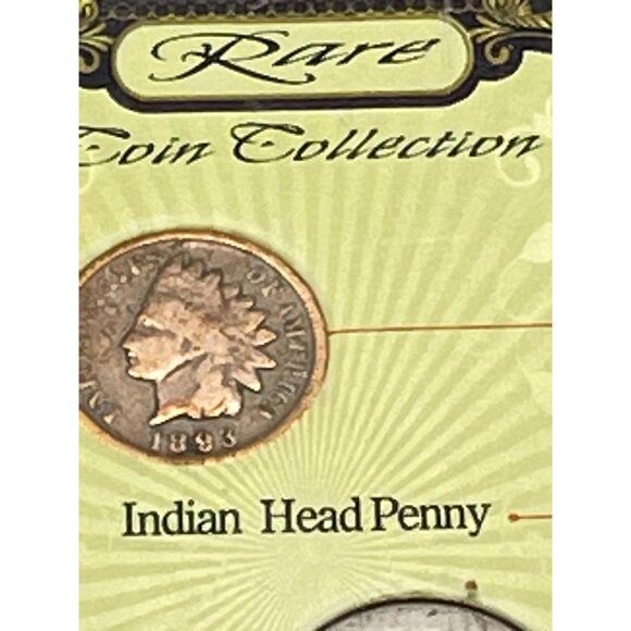 vintage 1800's Rare Coin Collection Indian Head Penny 1893 Liberty Head READ - Picture 4 of 12